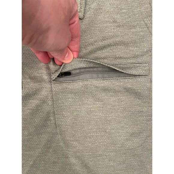 Duluth Trading Mens Gray Relaxed Fit Short Sleeve Polo Size 2XL Zipper Pocket - Picture 3 of 6